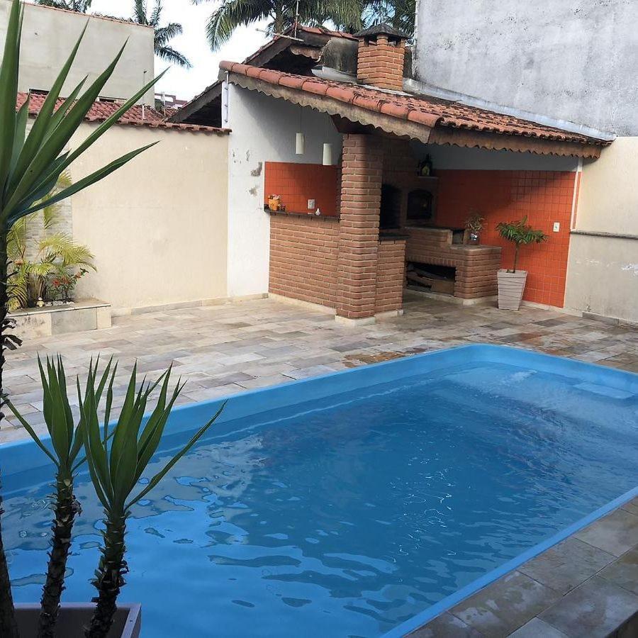 Casa Com Piscina Em Mongagua Villa Прая Гранде Екстериор снимка